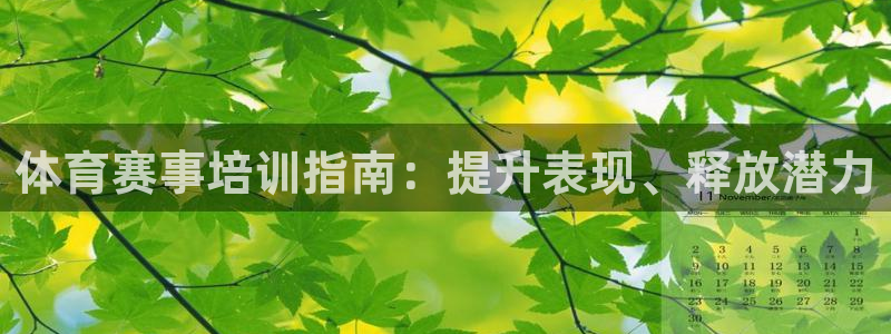 凯时国际平台有人赢吗：体育赛事培训指南：提升表现、释