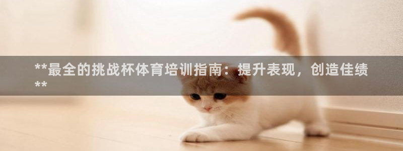 尊龙现金：**最全的挑战杯体育培训指南：提升表现，创