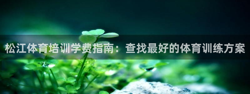 凯时a88：松江体育培训学费指南：查找最好的体育训练