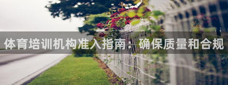 尊龙凯时·中国官方网站：体育培训机构准入指南：确保质