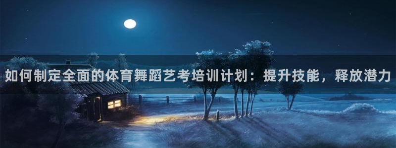 尊龙新版手机app下载：如何制定全面的体育舞蹈艺考培